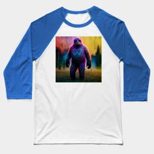 Dope Sasquatch in Nature Baseball T-Shirt